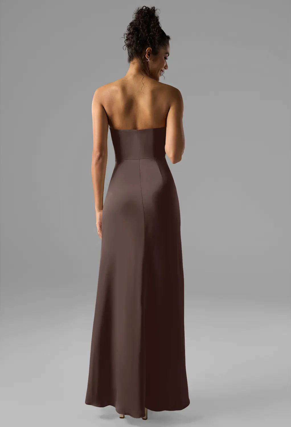 AW Syeda Seal Brown  Plus Size Dresses